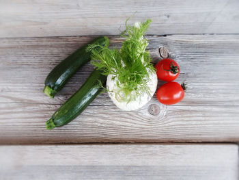 Close-up of tomatoes on table