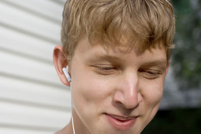 Close-up of boy