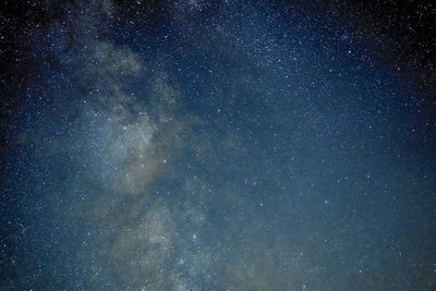 Low angle view of stars in sky