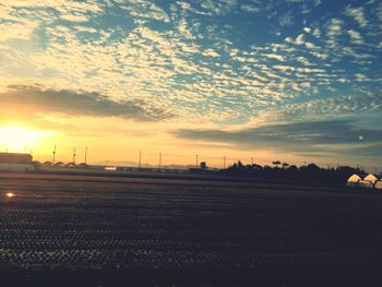 Scenic view of sky at sunset