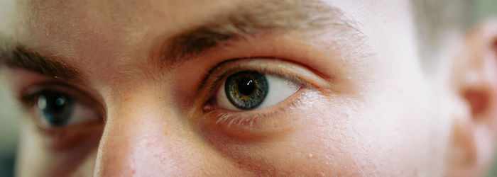 Close-up portrait of human eye