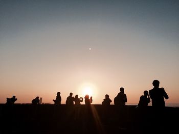 People at sunset