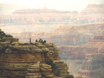 Scenic view of rock formation at grand canyon