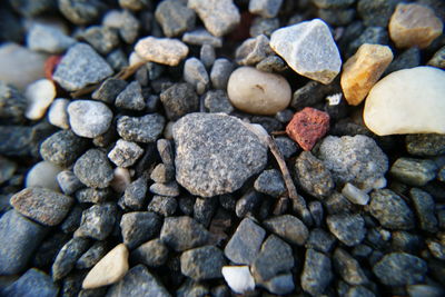 Full frame shot of stones