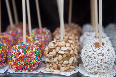 Close-up of multi colored candies