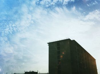 Low angle view of building against sky