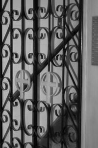 Full frame shot of metallic structure