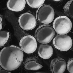 Full frame shot of eggs