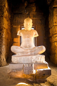 Close-up of buddha statue