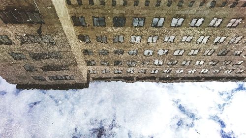 Low angle view of built structure against sky