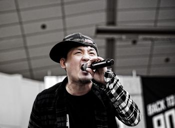 Portrait of young woman