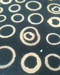 Extreme close up of blue pattern