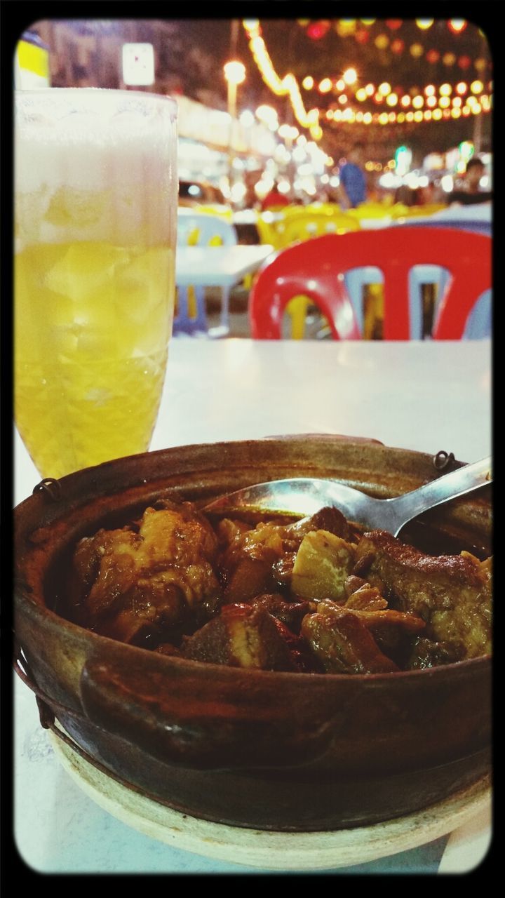 food and drink, transfer print, freshness, auto post production filter, drink, close-up, indoors, refreshment, food, focus on foreground, glass - material, drinking glass, selective focus, still life, table, no people, transparent, healthy eating, indulgence, restaurant