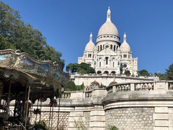 Low angle view of sacre coeur basilica in paris