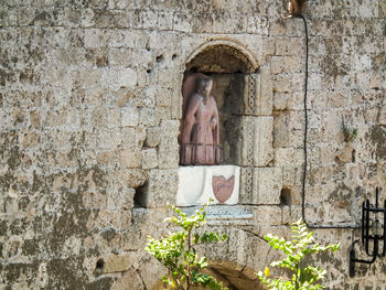 Low angle view of old building