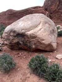 View of rock formation