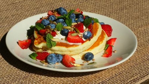 Close-up of food in plate