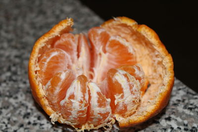 Close-up of orange slice