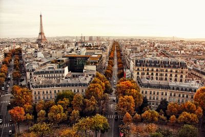 Aerial view of cityscape