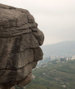 View of mountain against sky