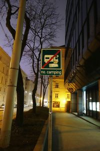 Road in front of building