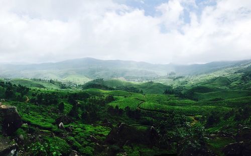 Scenic view of landscape against sky