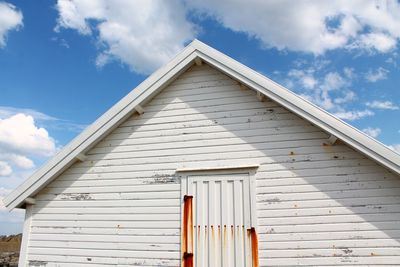 Low angle view of building against sky