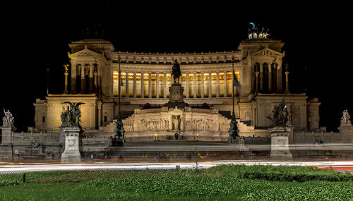 Low angle view of historical building