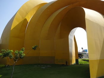 Archway of building against sky