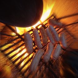 Close-up of firewood