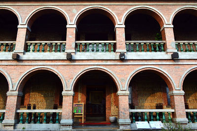 Facade of historical building