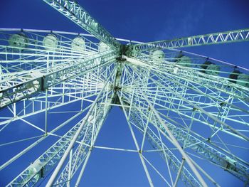 Low angle view of ferris wheel