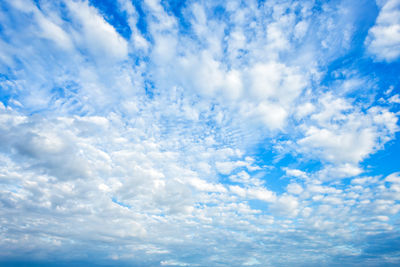 Low angle view of clouds in sky