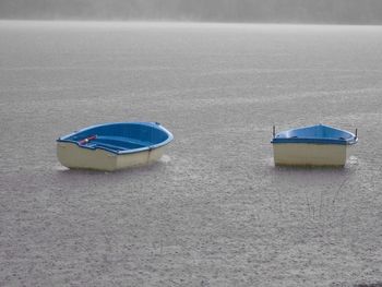 Boats in river