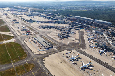 Aerial view of city