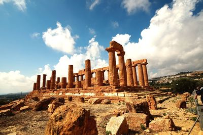 Old ruins against sky