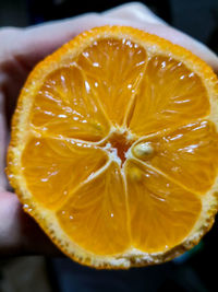 Close-up of orange slice