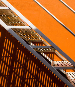 Low angle view of staircase in building