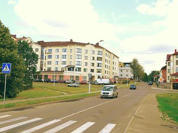 View of city street