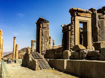 Old ruins against clear sky