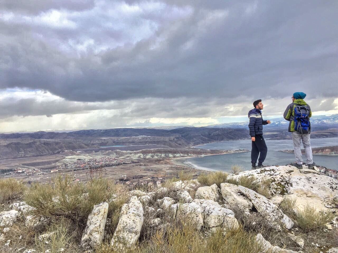 cloud - sky, hiking, adventure, photography themes, two people, women, adult, people, adults only, healthy lifestyle, travel destinations, only women, outdoors, technology, full length, leisure activity, standing, sky, young adult, nature, young women, photographer, beauty in nature, day, togetherness