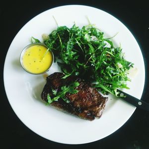 Close-up of food in plate