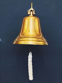 Close-up of bell hanging