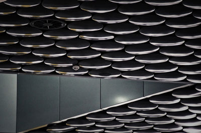 Patterned ceiling in modern airport