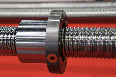 Close-up of machine part