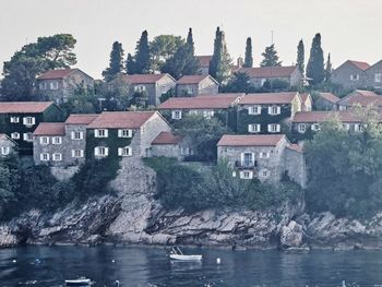 Aman hotel view in sveti stefan