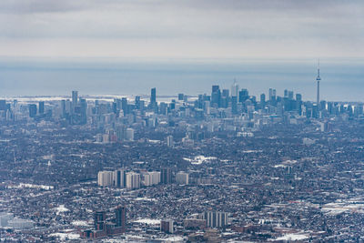 Cityscape against sky