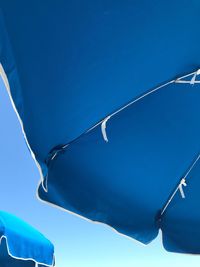 Close-up low angle view of blue sky