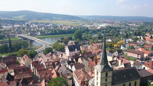 Aerial view of cityscape