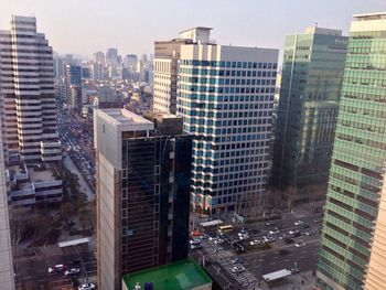 Buildings in city